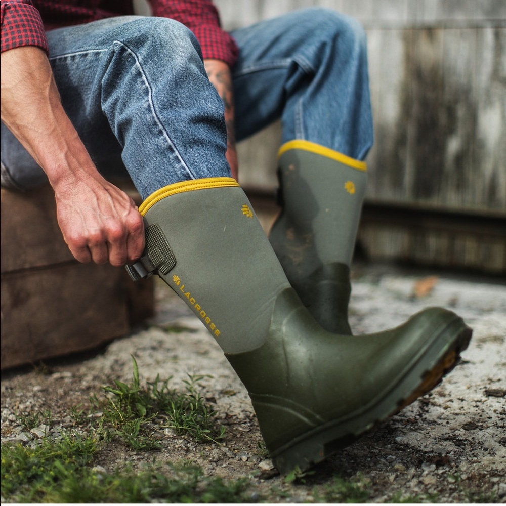 Men’s LaCrosse Air-Circ boots in OD Green
